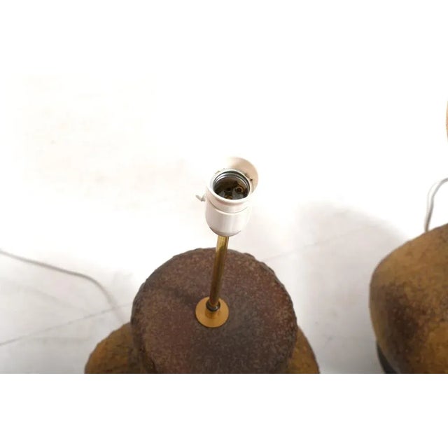 1960s Danish Ceramic Floor or Table Lamps, 1960s, Set of 2 For Sale - Image 5 of 7