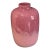 Late 20th Century Italian Art Glass Rose Pink Ombre Two Tone Vase For Sale