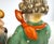 1950s Japanese Ceramic Boy Musician & Little Red Riding Hood Girl Figurines, a Pair For Sale - Image 12 of 14