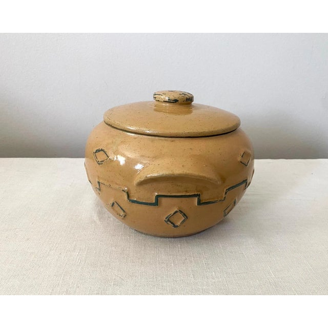 Farmhouse 1940s Western Stoneware Bean Pot For Sale - Image 3 of 8