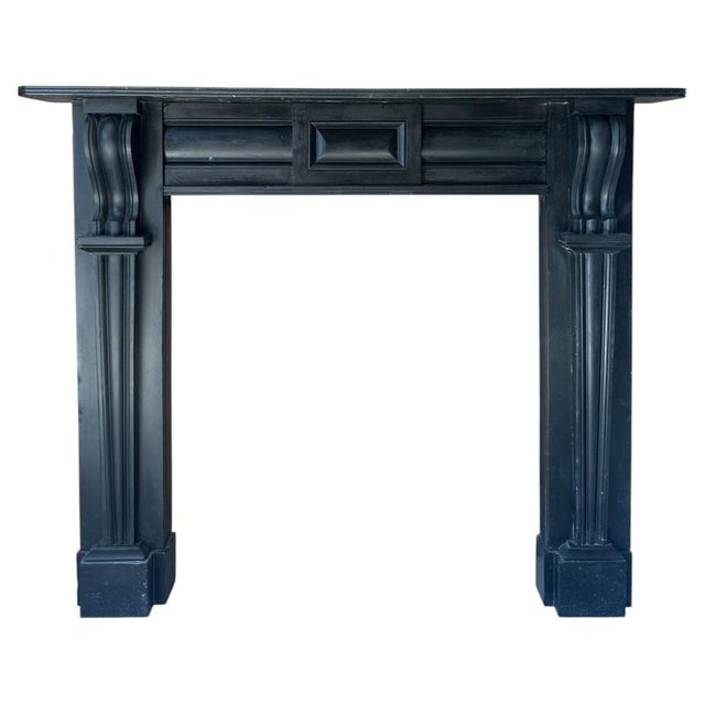 Antique Early 19th Century Irish Georgian Fireplace Mantel in Kilkenny Marble, 1820 For Sale - Image 10 of 10