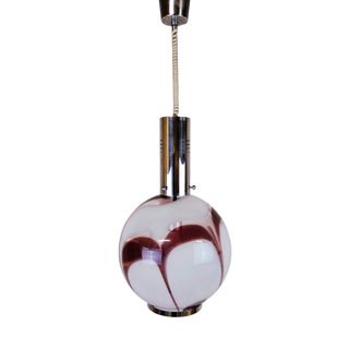 Vintage Glass Hanging Light by Carlo Moretti, 1970s For Sale