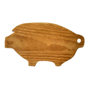 Vintage Wood Pig Cutting Board