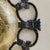 Late 20th Century Italian Verdigris Iron + Amber Glass Sconce or Flush Mount, 1970s - 6 Available For Sale - Image 5 of 8