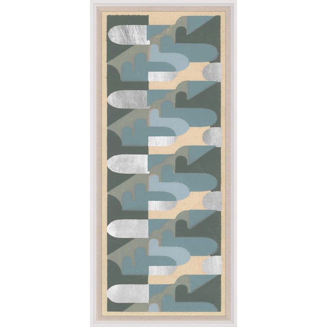 Contemporary Deco Palms 3, Framed Artwork For Sale - Image 3 of 3