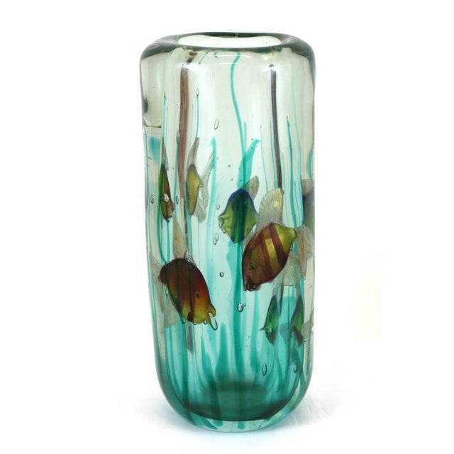 Alfredo Barbini Aquarium Vase With Light Base, Pauly & Co Chairish