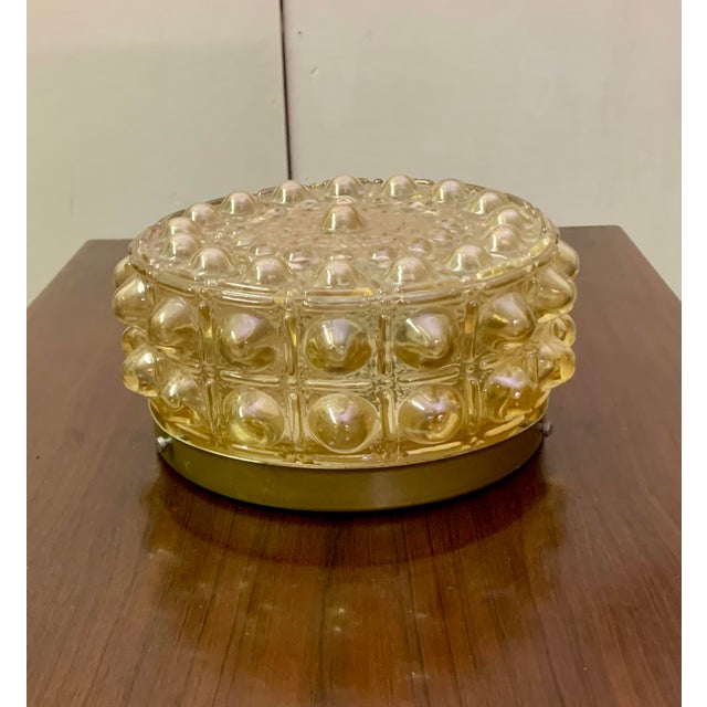 Vintage Bubble Glass Bathroom Flush Mount or Sconce by E. S. Horn, 1970s For Sale - Image 12 of 12