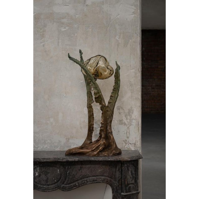 Not Yet Made - Made To Order Posidoni Bronze and Handblown Glass Table Lamp by Emilie Lemardeley For Sale - Image 5 of 16
