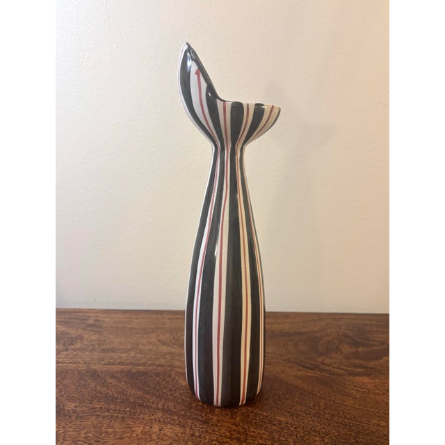 Vintage 1950s Mid-Century Modern Italian Vase by Ed Langbein, Signed For Sale In Miami - Image 6 of 8