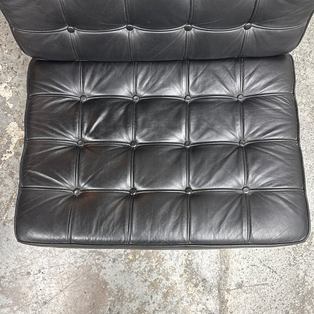 Black Alphaville Design Exposition Barcelona Style Lounge Chair For Sale - Image 8 of 14