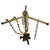 Metal American Three Armed Brass & Bronze Jewelry Stand, Mid 20th Century For Sale - Image 7 of 12