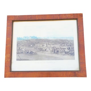 Unknown, Horse Races at Chantilly, 19th Century, Lithograph For Sale
