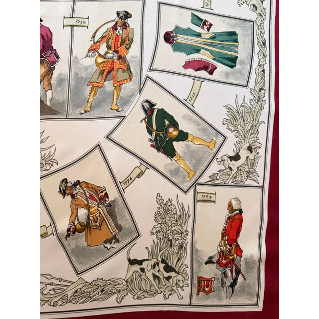 Hermès Tenue De Vénerie 1964 Silk Scarf Designed by Charles Hallo For Sale In New York - Image 6 of 12