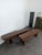 Small Rustic Bench in Oak with Wedge Mechanism For Sale - Image 5 of 6