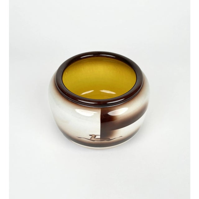 Futurist Decorative Ceramic Vase by Galvani Pordenone, Italy, 1970s For Sale - Image 10 of 15