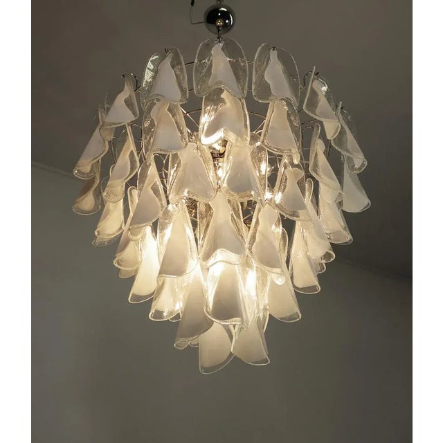Vintage Italian Murano Chandelier, 1990 For Sale - Image 10 of 13