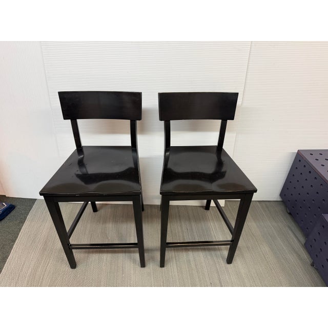 Design Plus Gallery presents a Pair of Doyle Counter Stools from Room & Board. The petite size of these stools makes it...
