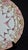 Antique Painted Porcelain Plate Nippon Encrusted Gold Pink Rose Garlands For Sale - Image 9 of 15