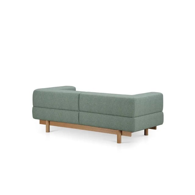 Contemporary Light Blue Alchemist Two-Seater Sofa by etc.etc. for Emko For Sale - Image 3 of 6