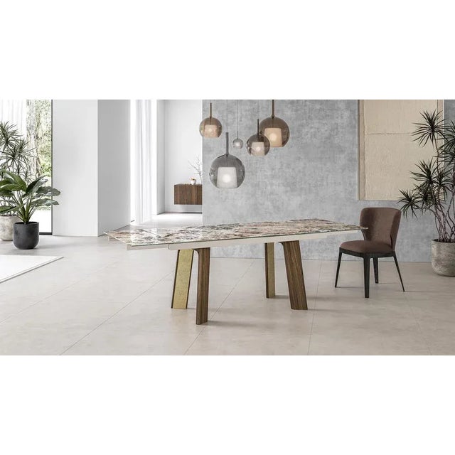Afrodite Allungabile Dining Table by Chinellato Design Dimensions: W 200 x D 100 x H 81.6 cm Extendable + 40 / + 40 cm...