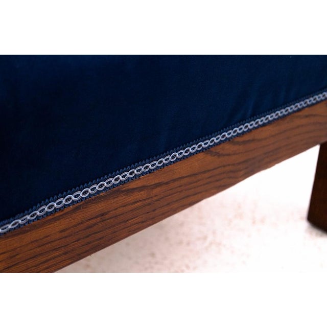 1940s Art Deco Armchair with Adjustable Backrest, Poland, 1940s For Sale - Image 5 of 10