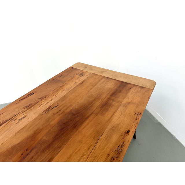 Farmhouse Table in Cherry Wood, 1880 For Sale - Image 15 of 18