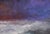 Nocturnal seascape by Vasil (Victor) Papkov (20th Century). A dark storm hangs over the ocean, with mixed hues of black,...