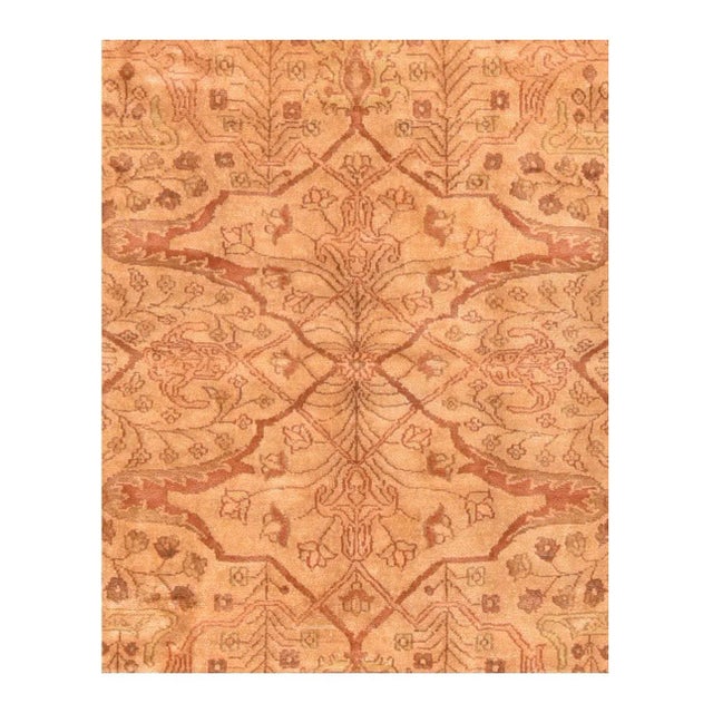 Traditional Vintage Oushak Rug 6'0'' X 8'10'' For Sale - Image 3 of 3