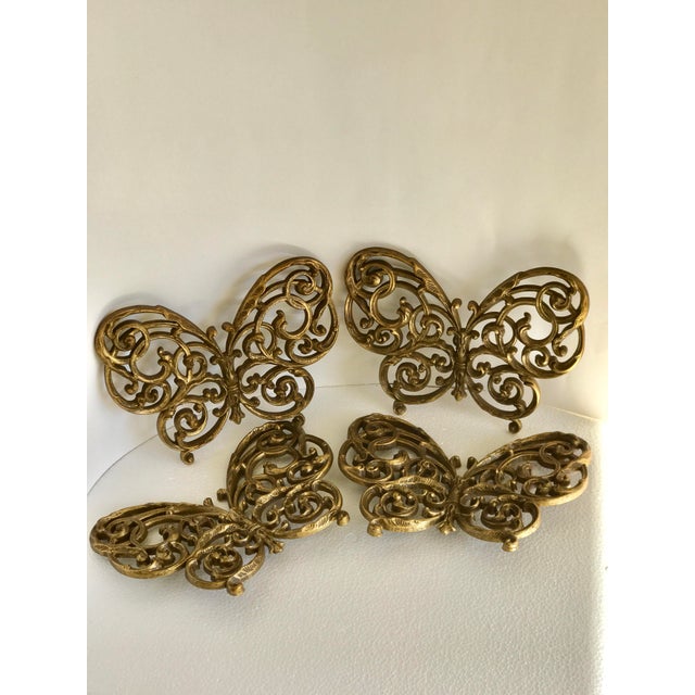 Mid Century Butterfly Wall Decor Set Of 4 Chairish