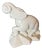 Art Deco Craquele Ceramic Elephant, 1920s-1940s For Sale