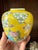Chinoiserie Vintage Yellow Bird Chinoiserie Ginger Jar, Famille Jeune Vase, Asian Style Decor For Sale - Image 3 of 6