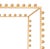 Contemporary Matthew Izzo Home Goldie Gold Leaf Ball Lined Etagere With Four Clear Glass Shelves For Sale - Image 3 of 6