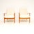 A stylish and extremely well made pair of vintage armchairs by Knoll Antimott. They were recently imported and were made...