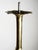 Brass and Rattan Candleholder in the style of Gae Aulenti, France, 1970s For Sale - Image 9 of 11
