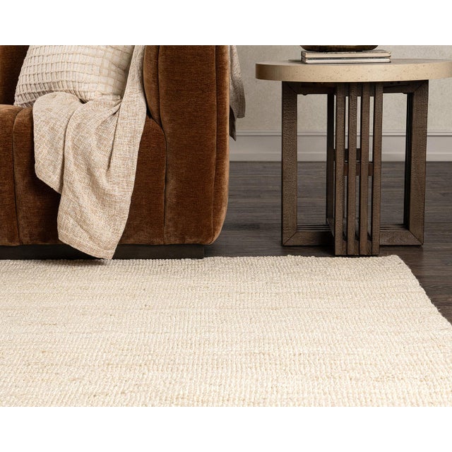 2020s Newport Jute Ivory Rug - 2 X 3 For Sale - Image 5 of 5