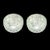 Mid-Century Modern White Iron and Glass Flush Mounts from Limburg, Germany, 1960s, Set of 2 For Sale - Image 11 of 11