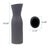 Kenneth Ludwig Chicago Asymmetrical Charcoal Gray Contemporary Ceramic Short Vase For Sale - Image 4 of 6