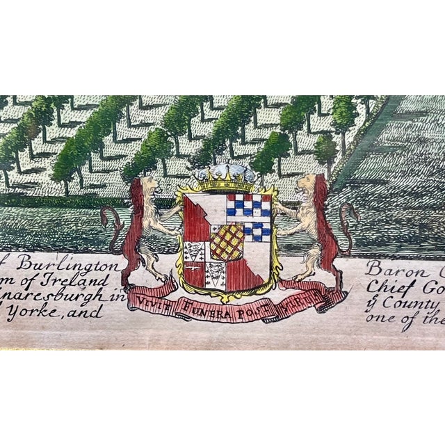 18th Century Hand Colored Engraving by Johannes Kip, Set of 2. For Sale - Image 12 of 17