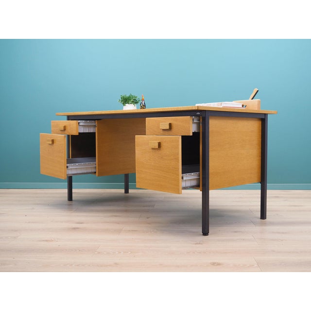 Vintage Danish Ash Desk from Labofa Møbler, 1980s For Sale - Image 4 of 18