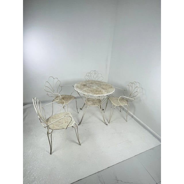 Wrought Iron Garden Set, 1960s, Set of 5 For Sale - Image 6 of 9