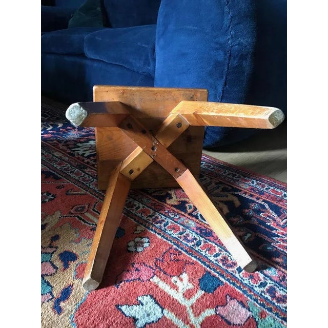 Les Arcs Stool by Charlotte Perriand & Christian Durupt, 1960s For Sale - Image 6 of 7