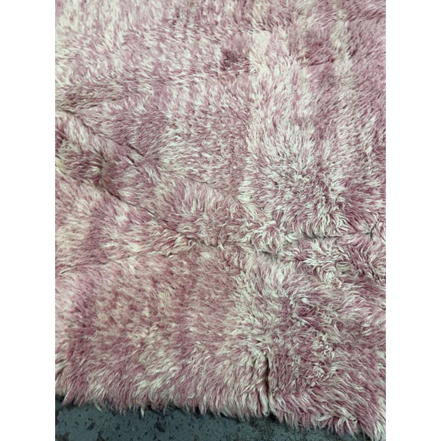 4ft 2in X 5ft 10in Benisouk Sunset Luxury Shag Rug For Sale - Image 4 of 12