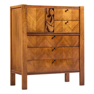 United Tiki Mid Century Gentleman's Chest For Sale