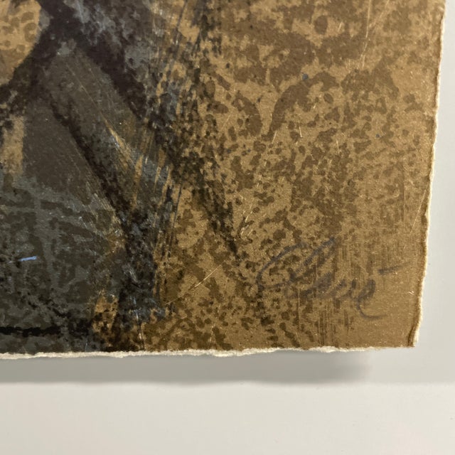 Modern 1970 Antoni Clave Trobadors Lithograph For Sale - Image 3 of 3