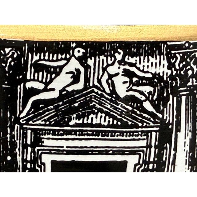 Fornasetti Casa Con Colonne Stool For Sale - Image 10 of 12