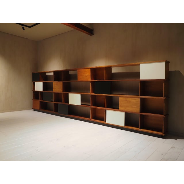 Wood Palan Modular Bookcase by Ilmari Tapiovaara for Asko, Finland, 1957 For Sale - Image 7 of 7