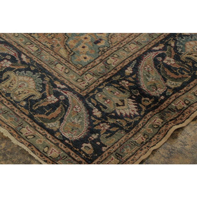 Antique Turkish Medallion Rug With Ornate Medallion in Jewel Tones - Rug & Kilim For Sale In New York - Image 6 of 7