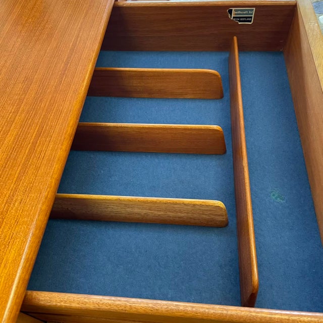 Beithcraft Long Teak Vintage Sideboard For Sale - Image 18 of 18