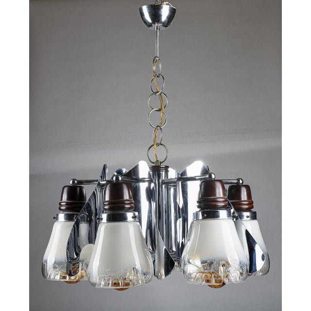 Space Age Murano Glass Chandelier from Mazzega, 1960s-1970s For Sale - Image 18 of 18