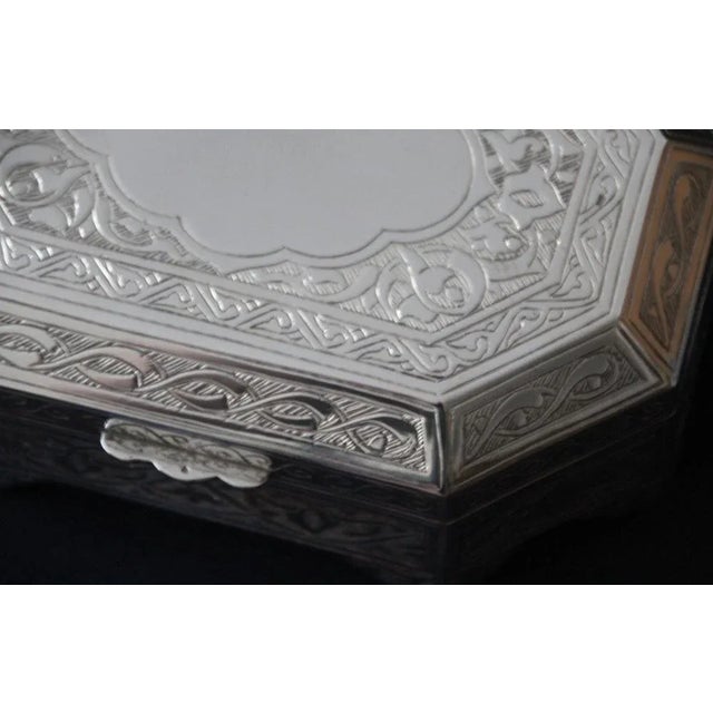 Sterling Silver Jewelry Box, 1990s For Sale - Image 4 of 9